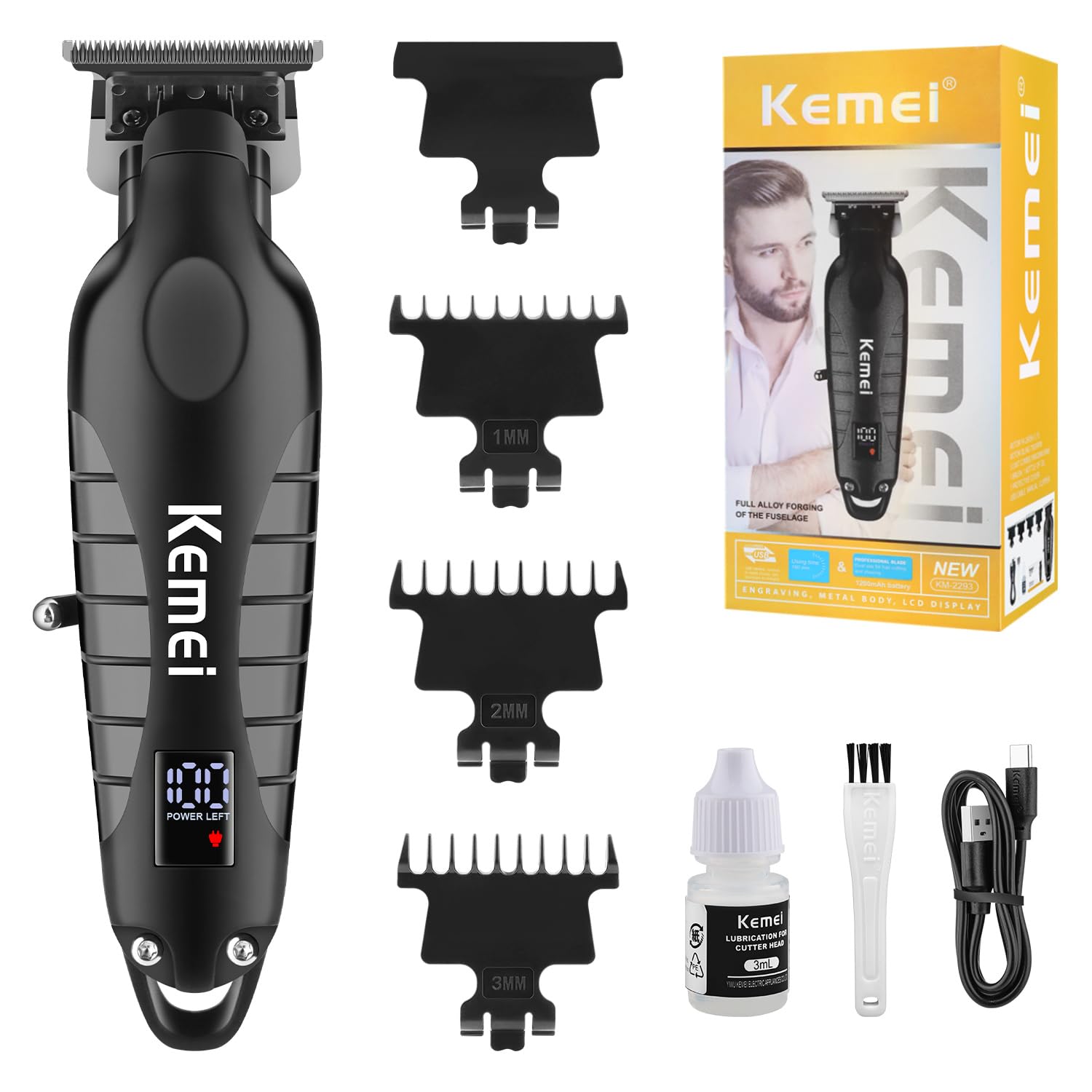 ヘアアイロン Kame Amazon.com: KEMEI Professional Hair Clipper for Men,Cordless